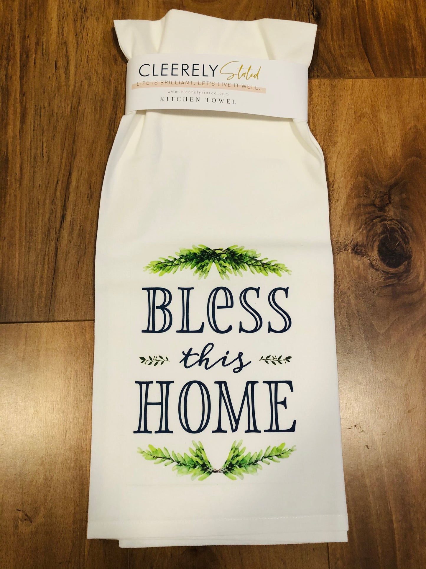 Cleerely Stated Kitchen Towel