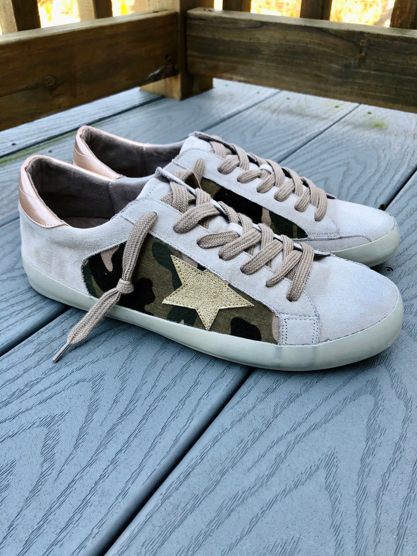 Stella Laine Star Sneakers - Camouflage