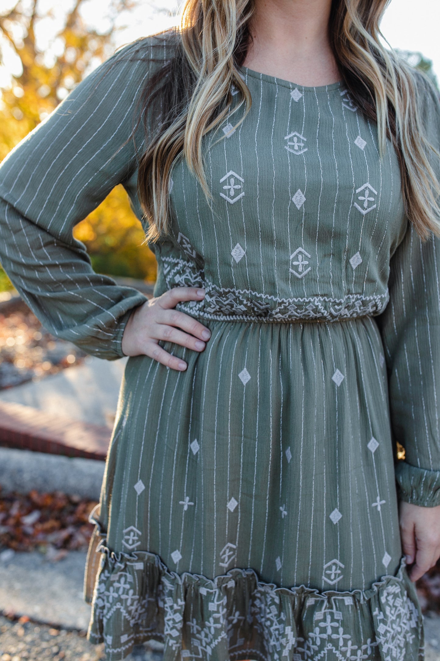 Faire Haven Embroidered Dress