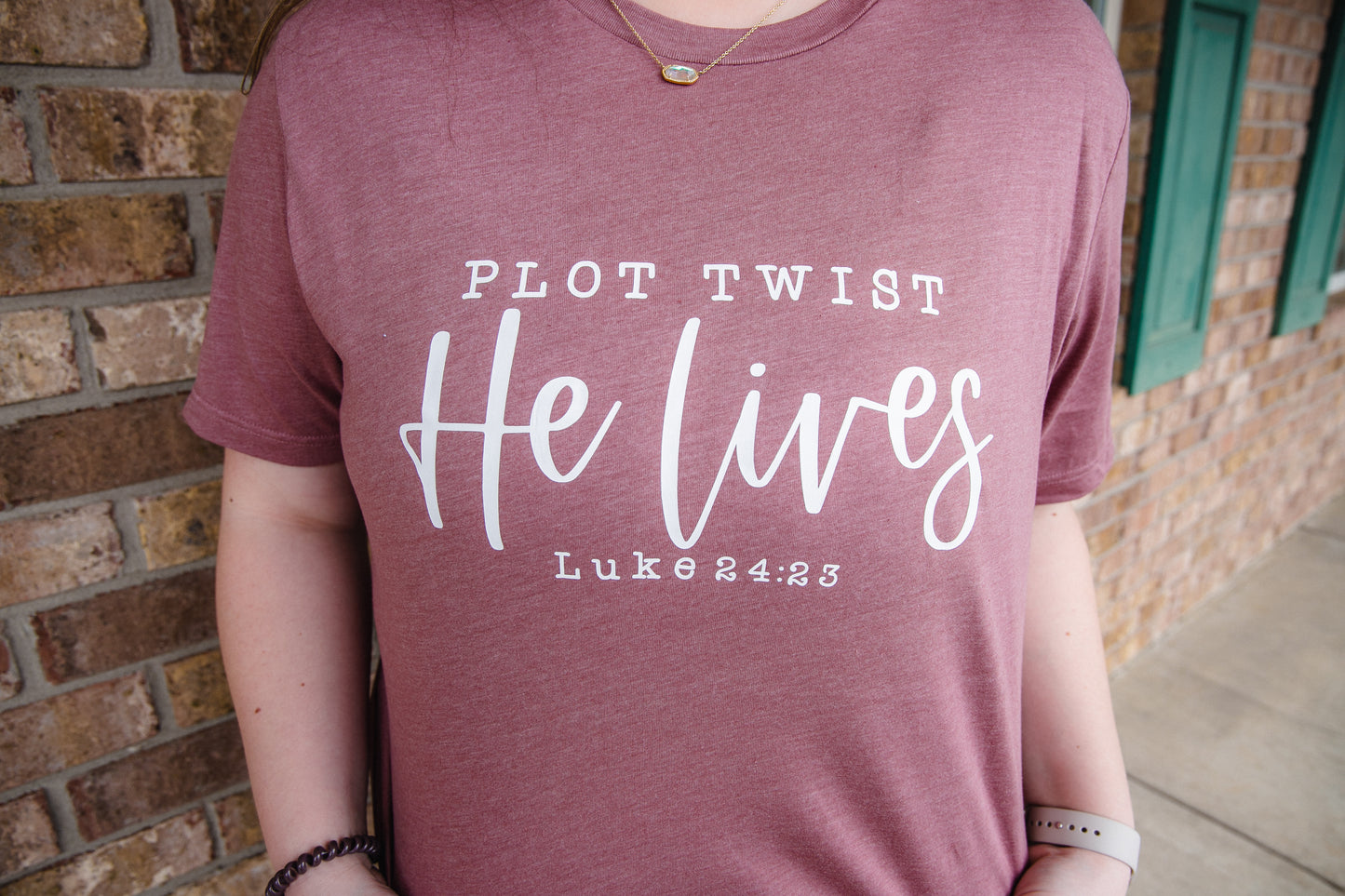 He Lives Graphic Tee